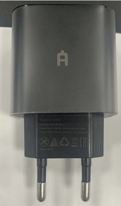 Сетевое зарядное устройство Alteracs USB Type C AC18F Black